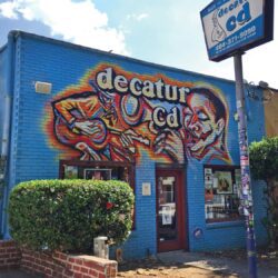 Decatur CD Storefront With Painted Mural