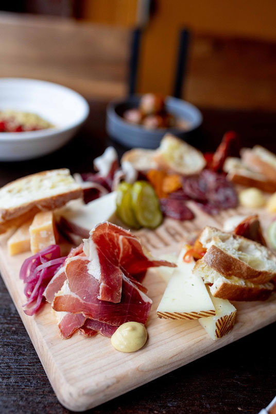 Charcuterie board at Iberian Pig