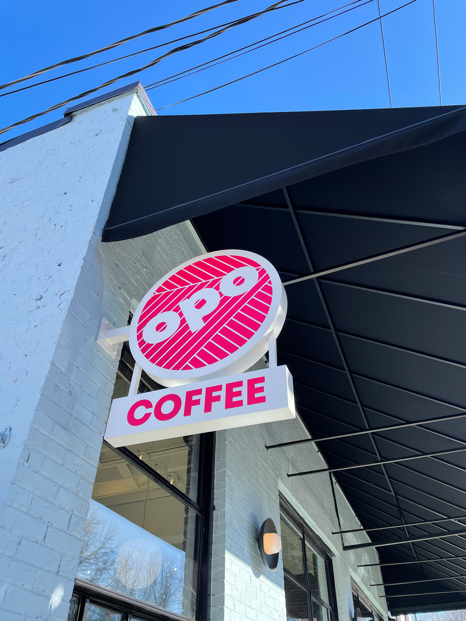 Opo Coffee sign