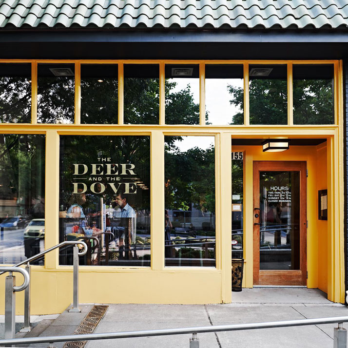 The Deer and The Dove entrance