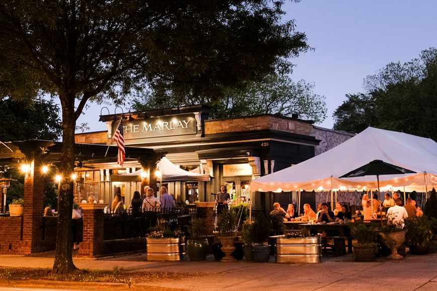 The Marlay restaurant exterior