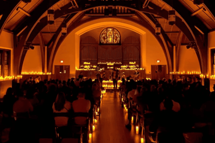 candlelight concerts in the Chapel on Sycamore