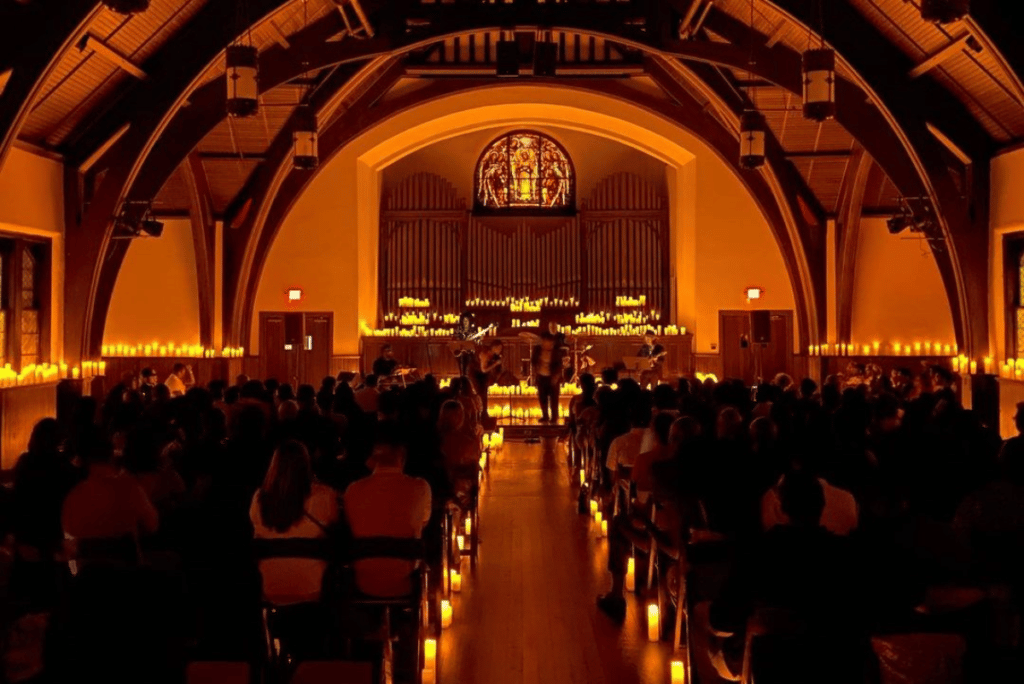 candlelight concerts in the Chapel on Sycamore