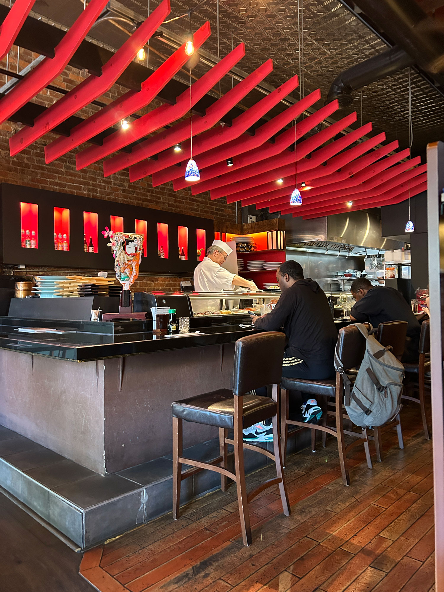 sushi counter at Sushi Avenue