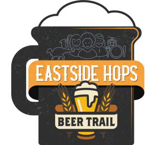 "Eastside Hops Beer Trail" logo